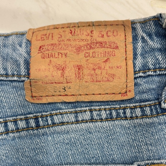 Levi's Women's Sky Blue Straight Leg Jeans Size 5 - Picture 7 of 9